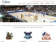 Tablet Screenshot of basketballtravelers.com